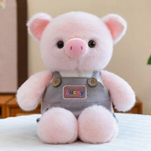 Chancho con jardinero 40cm