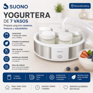 YOGURTERA DE 7 VASOS SUONO 251CEL