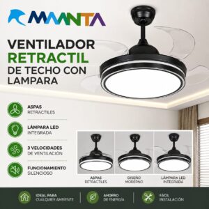 VENTILADOR RETRACTIL 42"