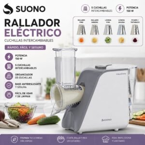 RALLADOR ELECTRICO SUONO 611GRI