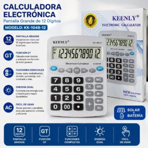 CALCULADORA KEENLY KK-1048-12