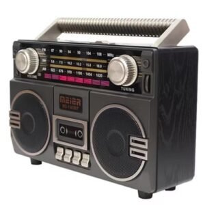 RADIO VINTAGE RECARGABLE AM-FM-BLUETOOTH-TF CARD