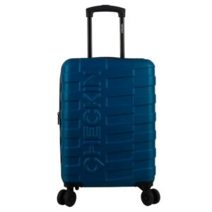 VALIJA NEW CHECK IN HARD ABS PETROLEO 20" 4 RUEDAS DOBLES MANIJA METALICA EXTENSIBLE CON EXPANSION Y CERRADURA