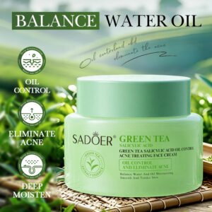CREMA FACIAL TÉ VERDE ÁCIDO SALICÍLICO CONTROL GRASA ANTIACNÉ 50G 777059