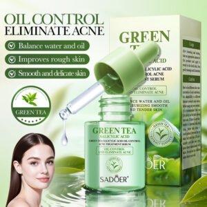 SÉRUM FACIAL TÉ VERDE ÁCIDO SALICÍLICO CONTROL GRASA ANTIACNÉ 30ML 777042