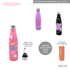 BOTELLA TERMICA TRENDY 500 ML