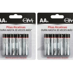 PILAS ALCALINAS OM AA  X4