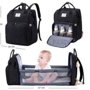 MOCHILA BOLSO MATERNAL C/CAMBIADOR Y CUNA