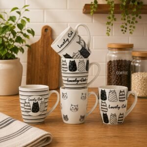 TAZA DE CERÁMICA – DISEÑO LOVELY CAT