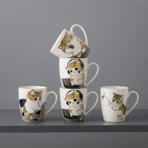 TAZA DE CERÁMICA – DISEÑO GATITO