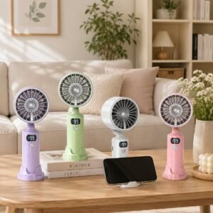 VENTILADOR PORTÁTIL CON DISPLAY DIGITAL