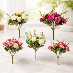 Ramo Rosas Artificiales Traer 10 Rosas Cada Ramo