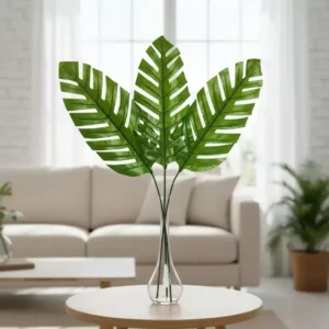 Vara Hoja Artíficial Selva, 90cm Alto Deco Verde