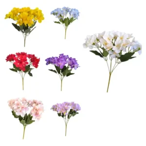 Ramo Flore Hortensia Artificial Viene 35 Flores