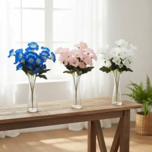 Ramo Campanita 30 Flores Artificial Deco Interior 35cm Alto