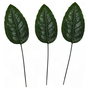 Vara Hoja Banano Artíficial 85cm Alto Deco Verde