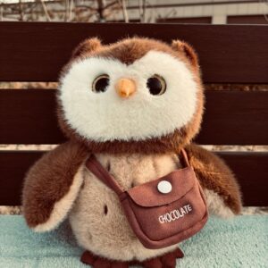 Búho con mochila 23cm