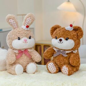 Conejo y oso de cumpleaños 40cm