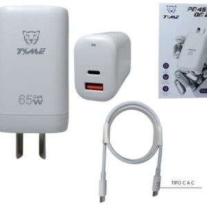 CARGADOR CON CABLE PD45W+ QC20W