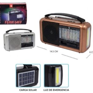 RADIO PARLANTE 2" BLUETOOTH AM/FM CON LINTERNA