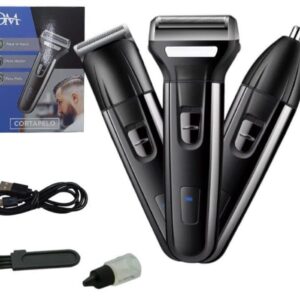 CORTA BARBA 3 EN 1 RECARGABLE