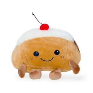 PELUCHE DE FORMA PANCITO CON CREMA