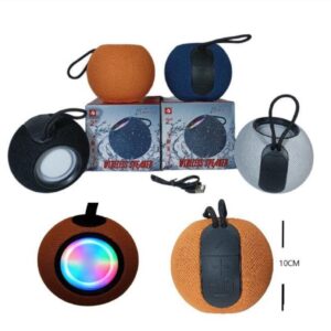PARLANTE BLUETOOTH REDONDO C/LUZ RGB BT