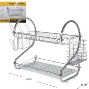 ESCURRIDOR SECA PLATO DE ACERO 45CM ANCHO X 26CM ALTO X 13CM PROF.