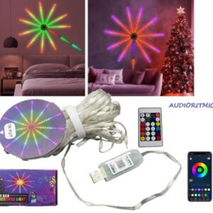 TIRA LED FUEGO ARTIFICIAL RGB BLUETOTTH