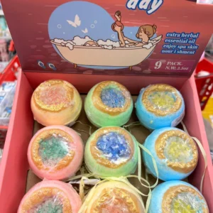 BOMBAS DE BAÑO EFERVESCENTES CON FORMA DE HUEVO