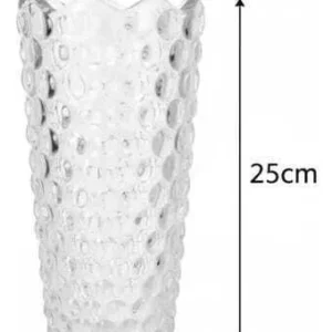 FLORERO VIDRIO PREMIUM 25X12CM
