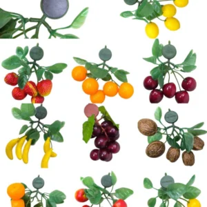 MINI FRUTAS ARTIFICIAL C/IMAN X 10 U