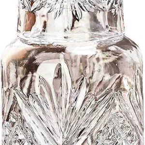 Set De una Botella + uno Vaso Vidrio
