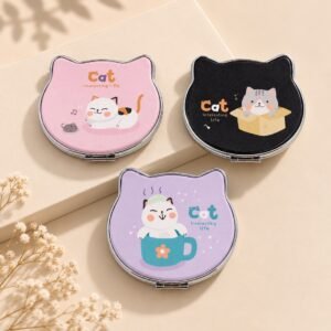 ESPEJO DE CARTERA C/FORMA DE GATO