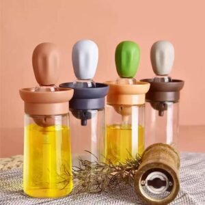 Aceitero Rociador de Vidrio con Dosificador