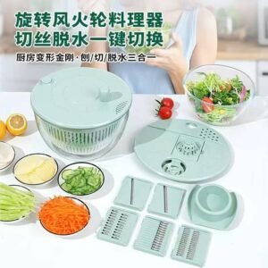 Centrífuga de Verduras con Cortador Multifunción