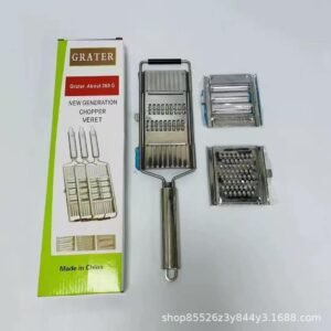 Rallador de Acero Inoxidable con Cuchillas Intercambiables